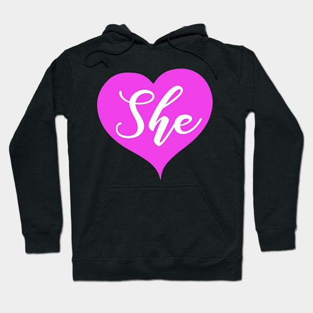 I Love Her very much Hoodie by adik